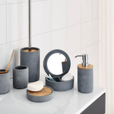 Chanton de savon de ciment gris