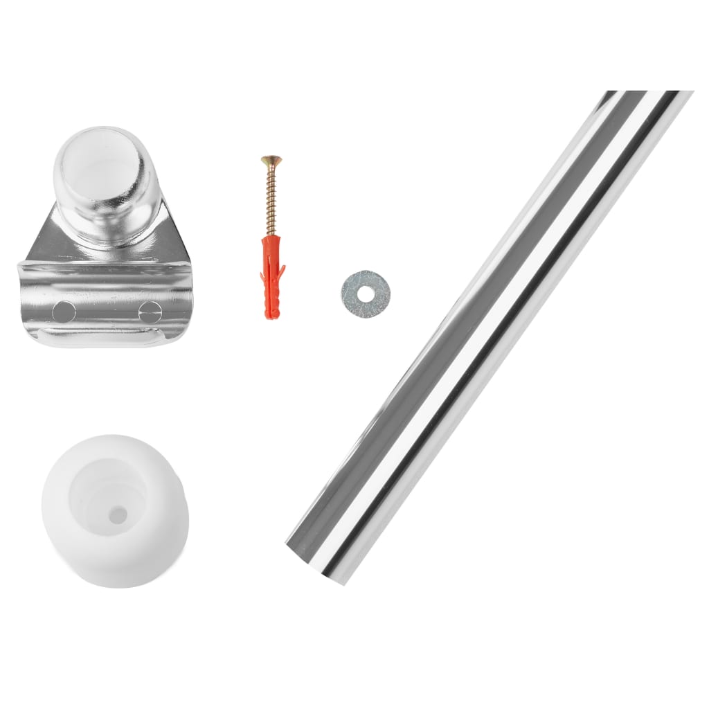 Ridder Ridder Shower Curtain rank support 55x2.5x2.5 cm Chrome -colored