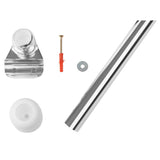 Ridder Ridder Shower Curtain rank support 55x2.5x2.5 cm Chrome -colored