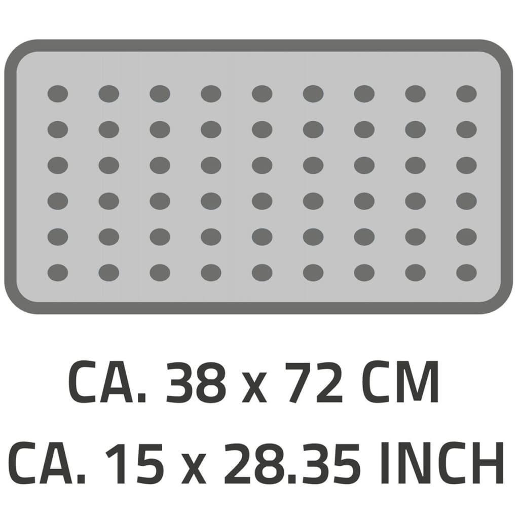 Käfer Päder Badmatat Anti-Rutsch Platfuß 79x38 cm Grau787