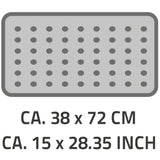 Käfer Päder Badmatat Anti-Rutsch Platfuß 79x38 cm Grau787