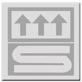 Ridder Ridder Bath Batch Mat Carl 60x90 cm grigio 7102307