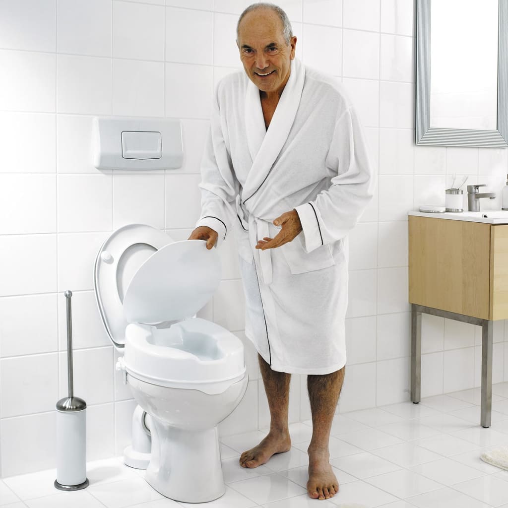 Asiento de inodoro Ridder con tapa de 150 kg blanco A0071001