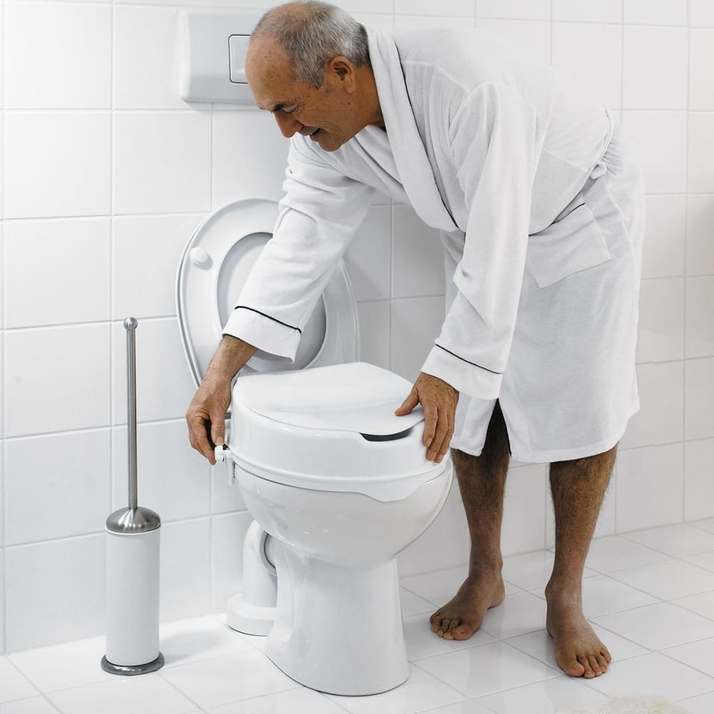 Asiento de inodoro Ridder con tapa de 150 kg blanco A0071001