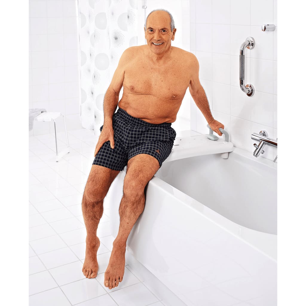 Bidden Badbetub Sëtz mat Grëff wäiss A0040101