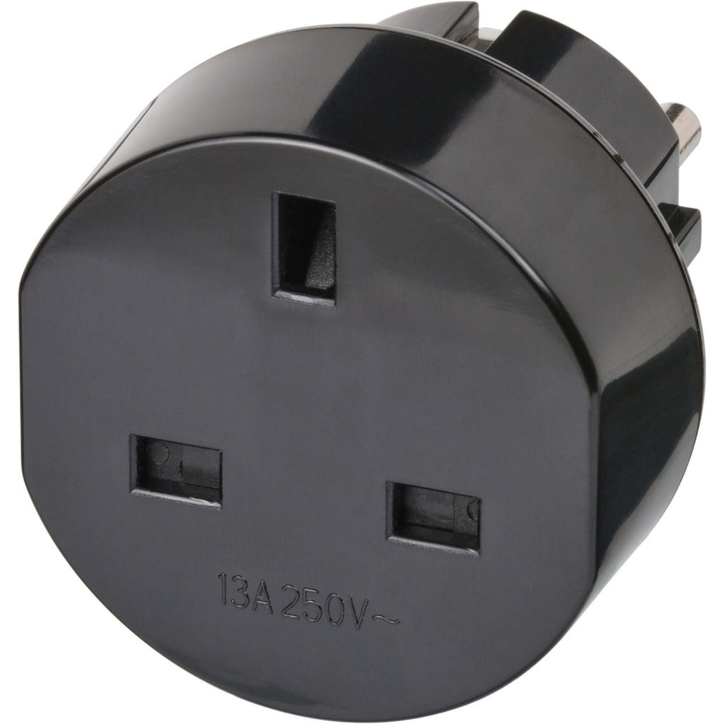 Brennenstuhl BN-1508530 Reiseadapter GB-til-Europa Grounded