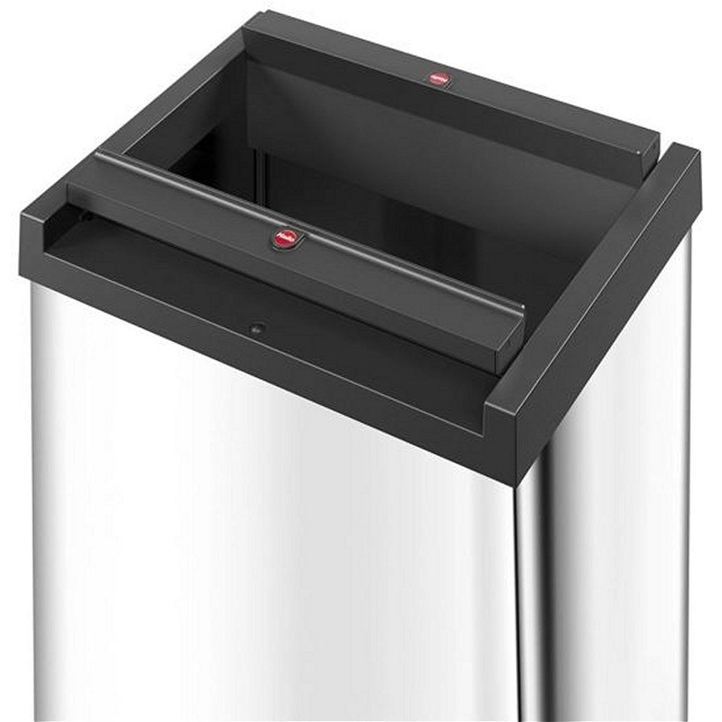 Hailo 0840-111 Big-Box Swing L Trash 35L z nerezové oceli černá