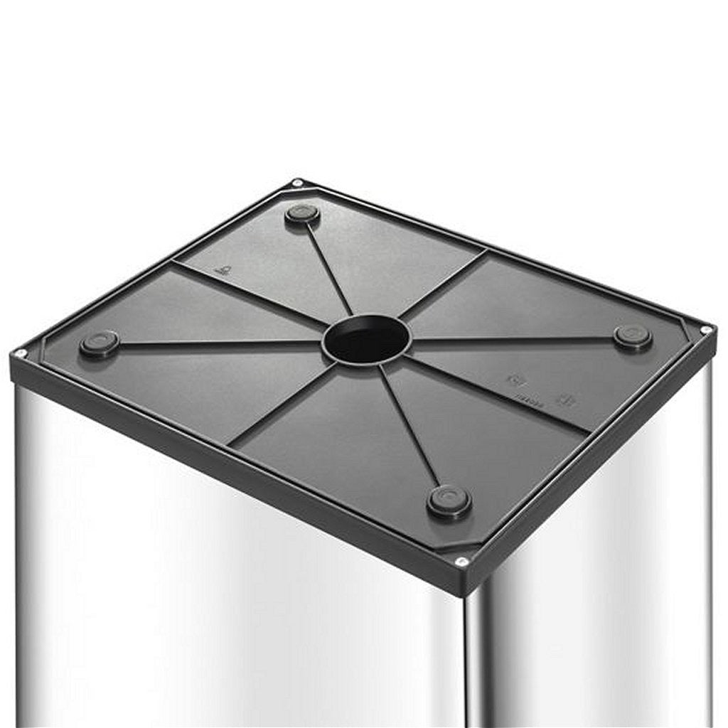 Hailo 0840-111 Big-Box Swing L Trash 35L z nerezové oceli černá