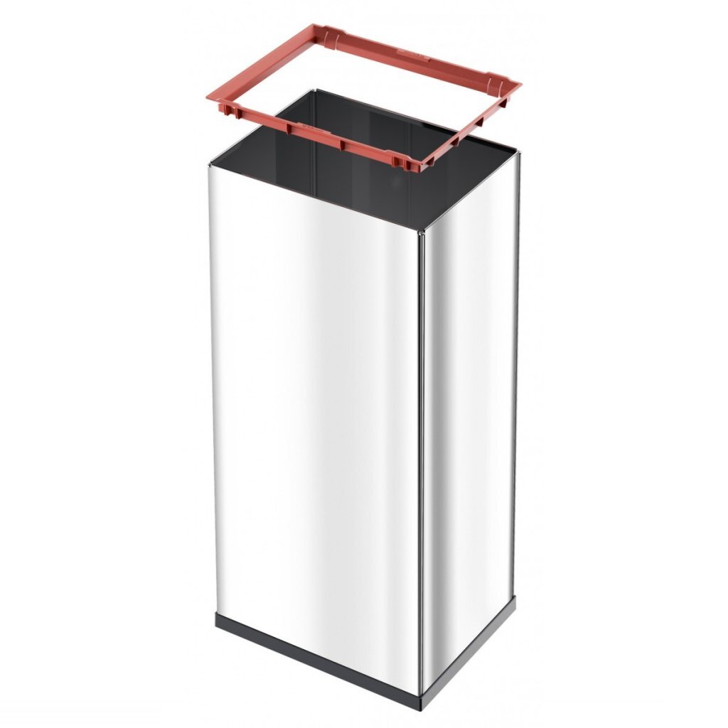 Hailo 0840-131 Big-Box Swing l Abfallbehälter 35L Weiß