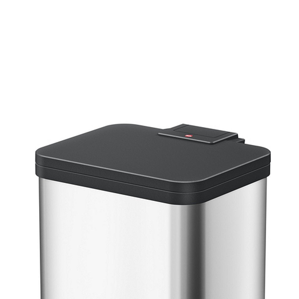Hailo Öko Duo Plus Pedal Bin 2x9l rustfritt stål