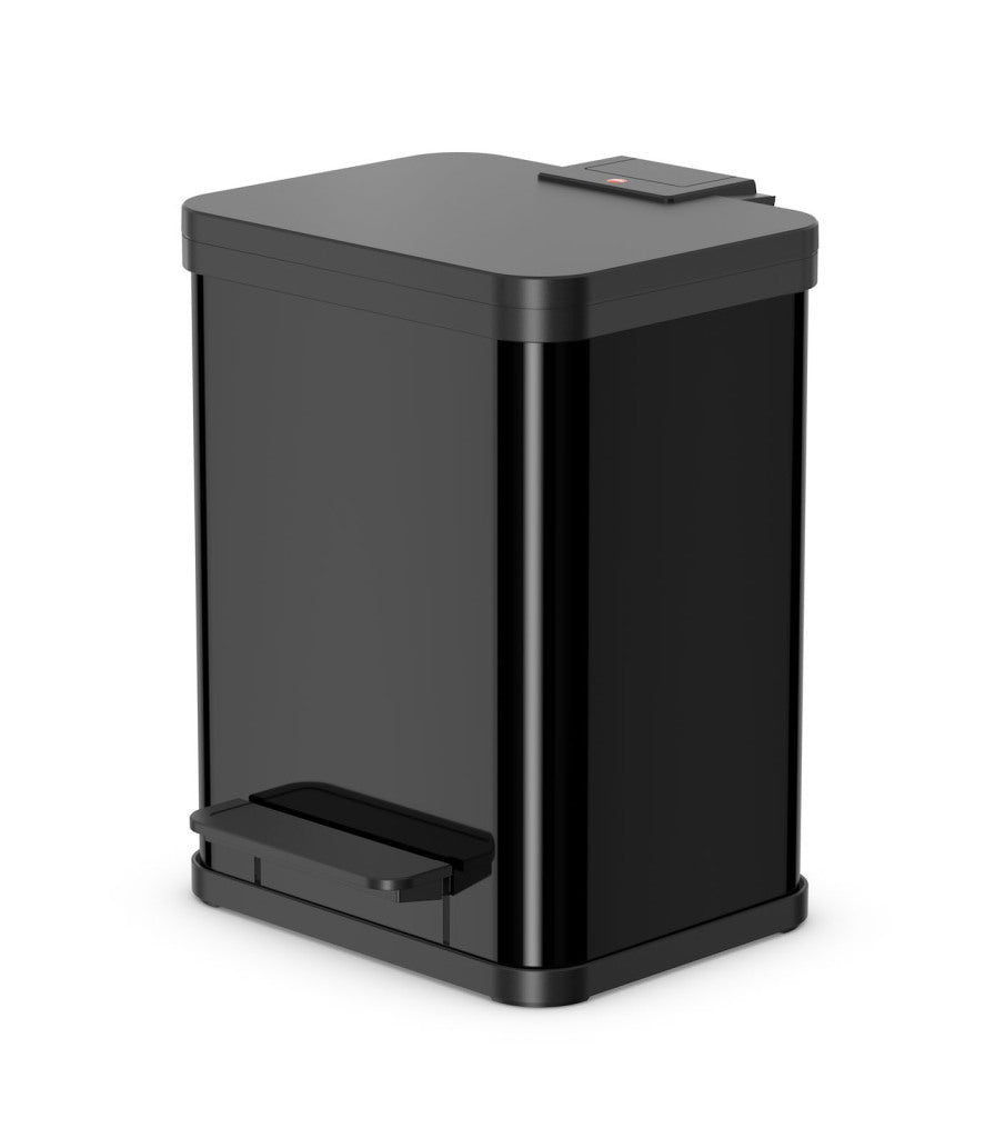 Hailo öko duo plus pedal bin 2x9l black