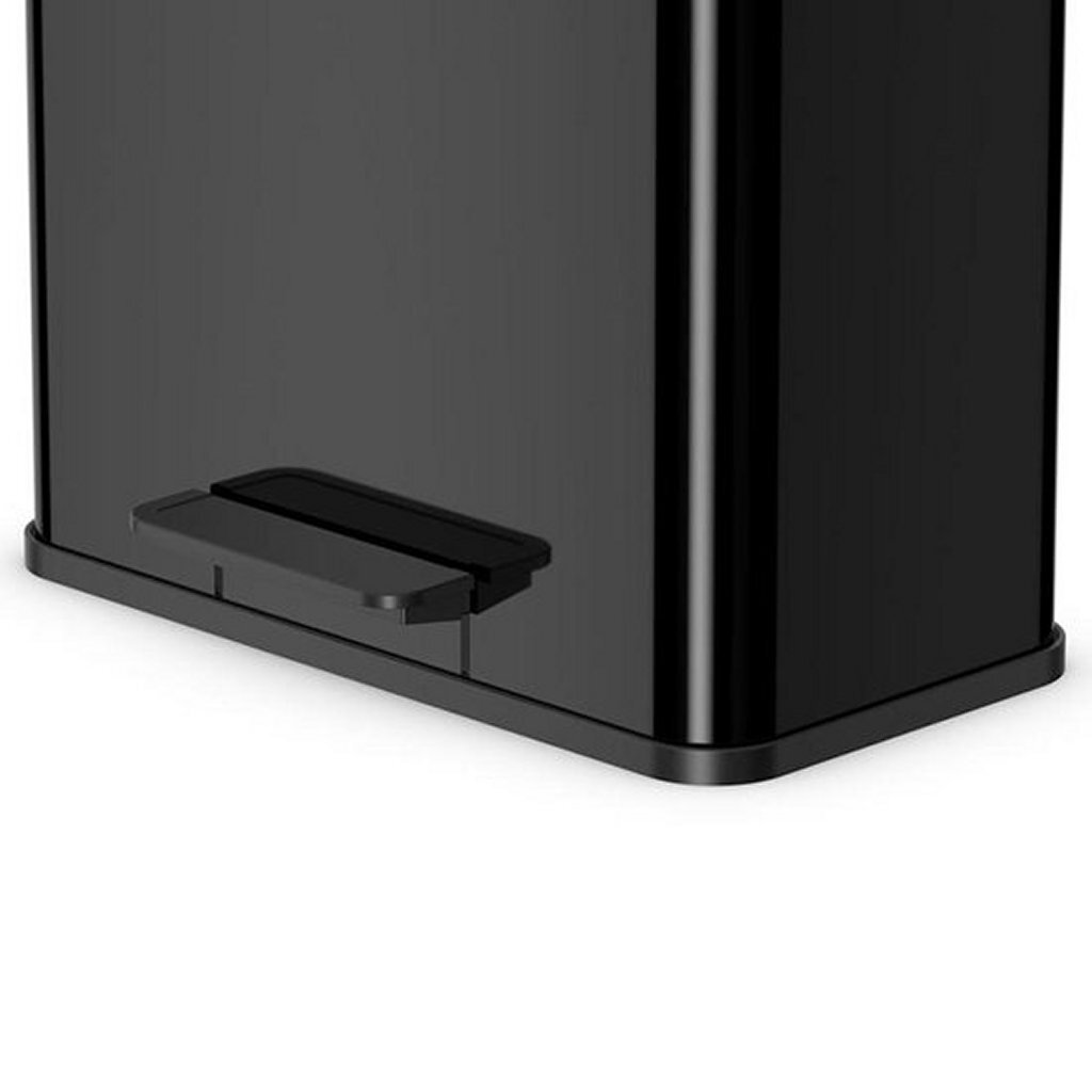Hailo Öko Duo Plus Pedal Bin 17x9L sort