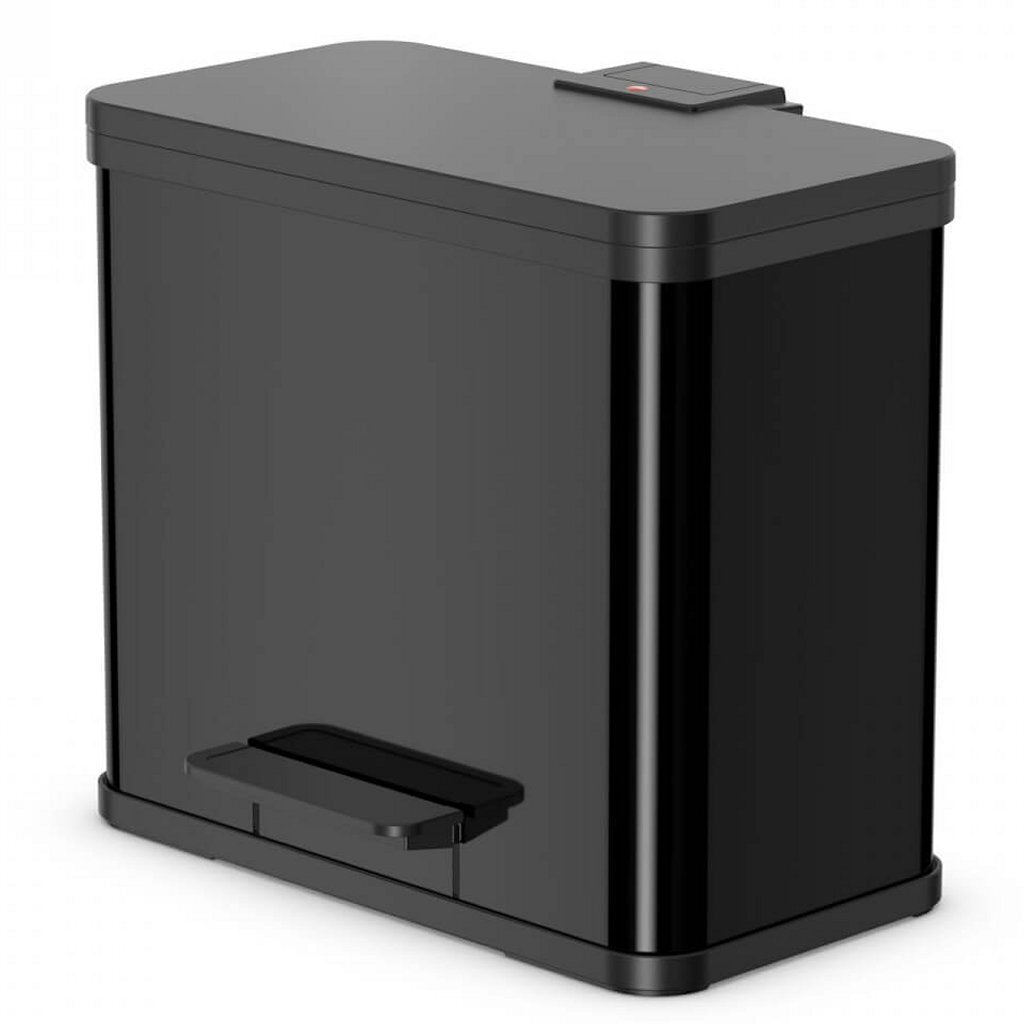 Hailo öko trio plus pedal bin 3x9l black