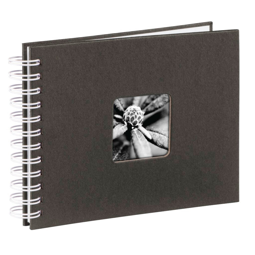 Hama spiral album fine art 24x17 cm 50 white pages black
