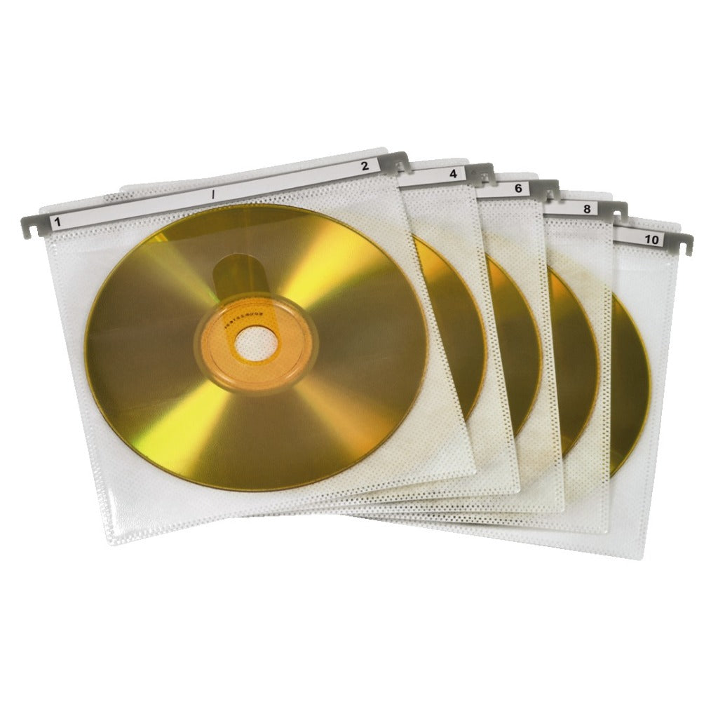 Hama CD DVD Sleeve 50p. white