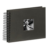Hama spiraalalbum fine art 24 x 17 cm 50 zwarte pagina #039;s zwart
