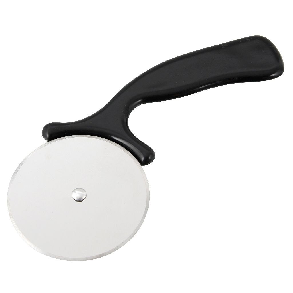 Fackelmann Basic Pizza Cutter 16 cm svart pp rostfritt stål