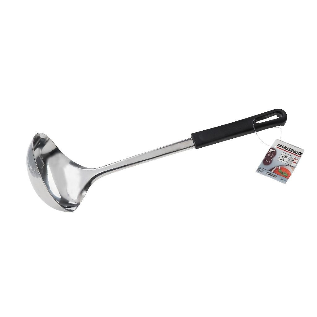 Comida fackelmann y acero inoxidable de pp negro de 30 cm más sutil de 30 cm