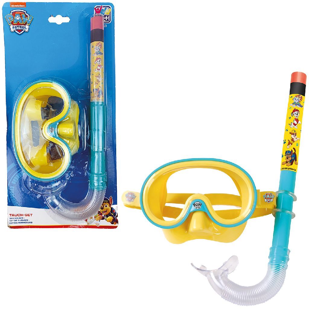 Pápa hlídka dětský šnorchl set modrá žlutá
