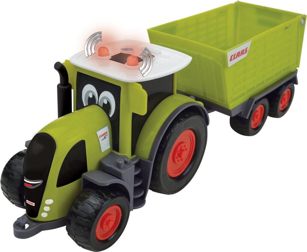 Glada människor traktor claas axion 870 junior 30 cm lime 2-stycke