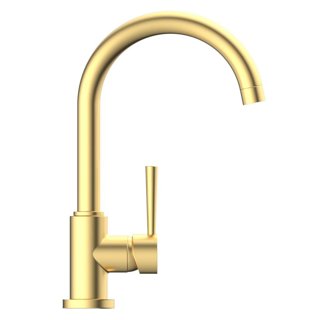 Schüte Kitchen Mixer med rund tud Cornwall Mat Goud
