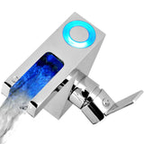 Schütte LED sink mixer with waterfall outlay Orinoco Chrome