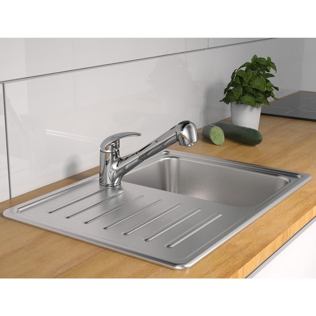 Schütte schütte eenknops mélangeur extensible dépense albatros chrome -colored