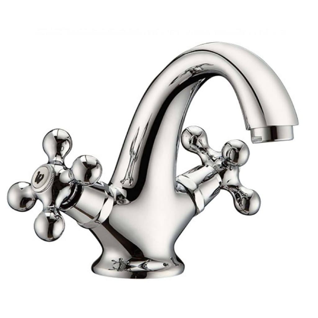Mixer washbasin Schütte schütte due -button ciascuno cromo