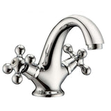 Mixer washbasin Schütte schütte due -button ciascuno cromo
