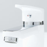 Mixer washbasin schütte Alaska White e Chrome