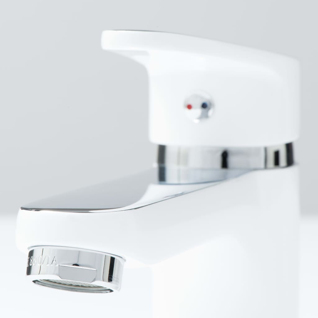 Schütte schütte washbasin mixed in Alaska bianco e cromo