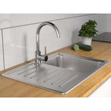 Schütte one -button mixer with high round spout Casalla chrome -colored