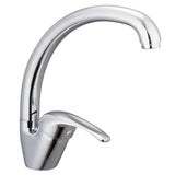 Schütte Schütte Eenknops Mixer s kulatým výtokem Diziani Chrome -Colored