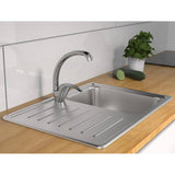 Schütte Schütte Eenknops Mixer s kulatým výtokem Diziani Chrome -Colored