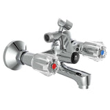 Schütte Schütte Badmengkraan Twee Bottons Savino Chrome -Colored