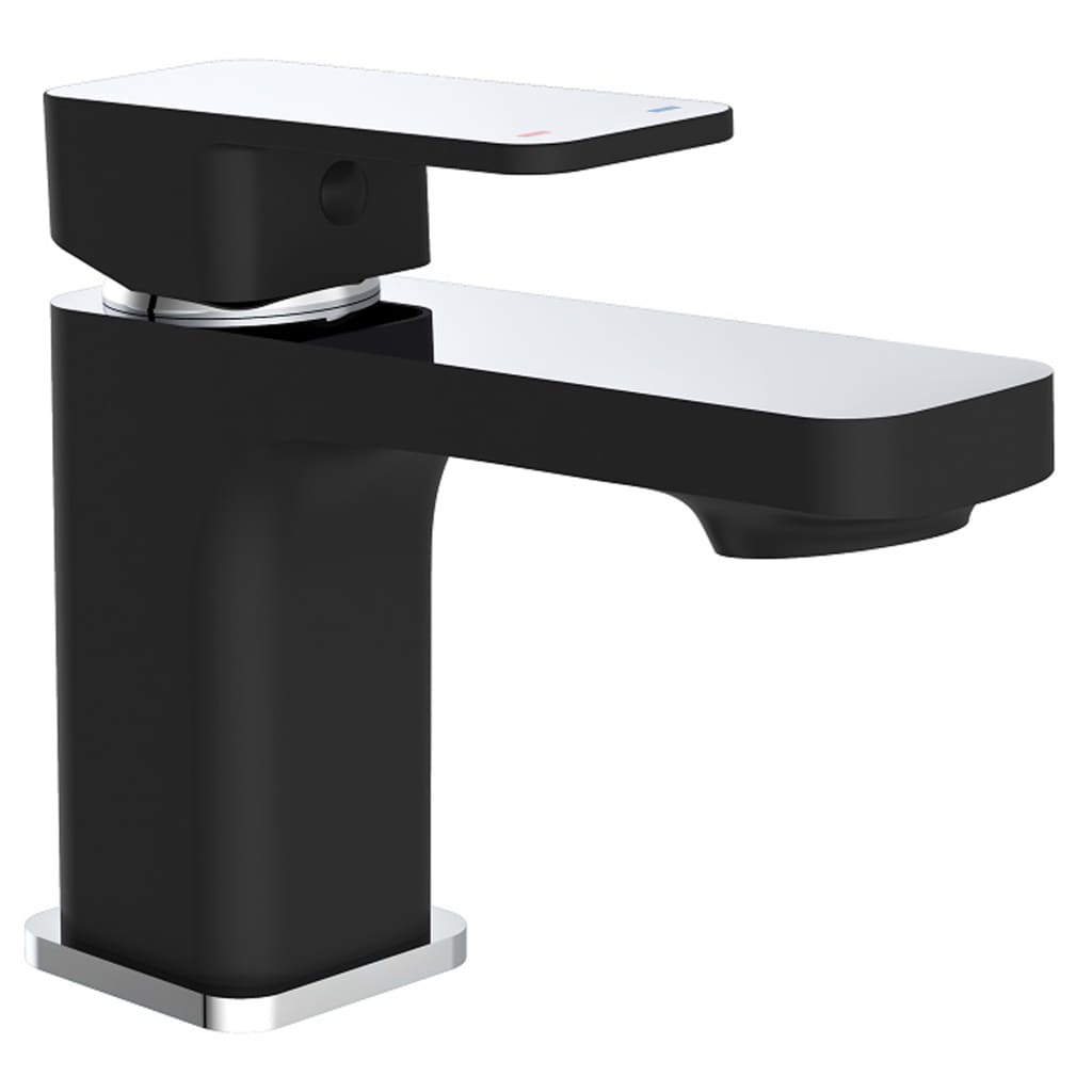 Schütte washbasin misto madasgaskar cromo -colorato e nero opaco