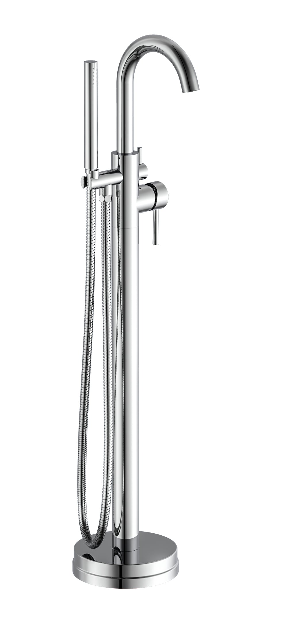 Schütte Bad-Duschmixer mit Duschset Cornwall Chromfarben