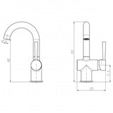 Schütte Schütte Washbasin Mixer Cornwall Chrome -