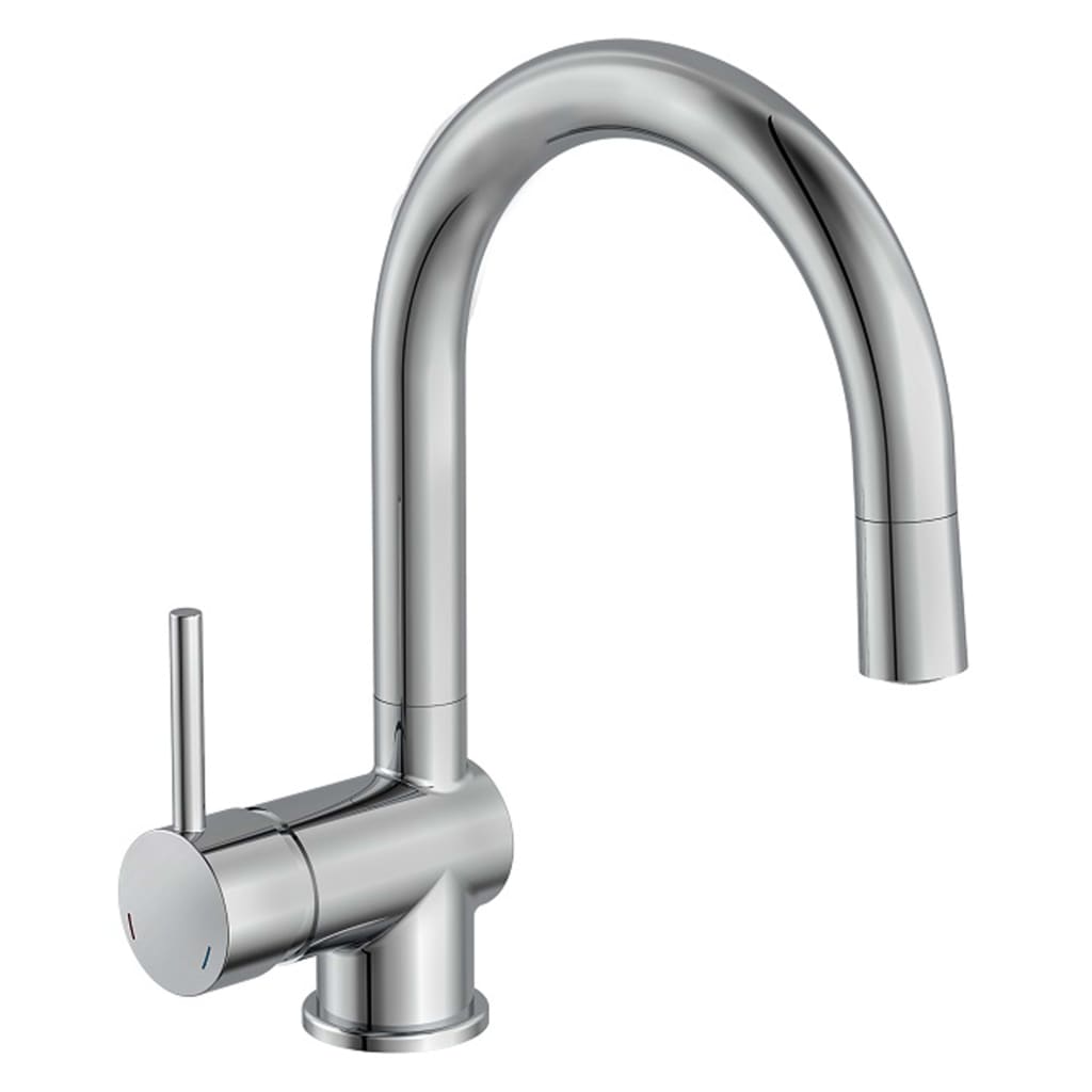 Schütte Schütte One -Kutton Mixer med LED Stella Chrome -färgad