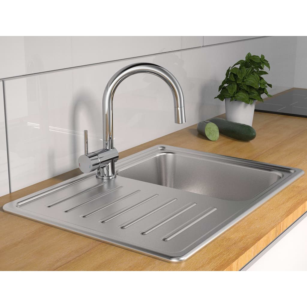 Schütte Schütte One -Kutton Mixer med LED Stella Chrome -färgad