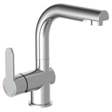 Schütte Washbasin mixer with extendable spout London Chrome -colored