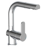 Schütte Washbasin mixer with extendable spout London Chrome -colored