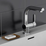 Schütte Washbasin mixer with extendable spout London Chrome -colored