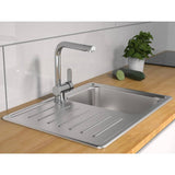 Schütte schütte un mixer button superiore rio chrome -colorato