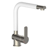 Schüte Schütete One -Button Mixer med høj output Rio Stain -Free Steel Mat White