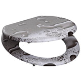Schütt Toilette Sëtz Grey Steel MDF