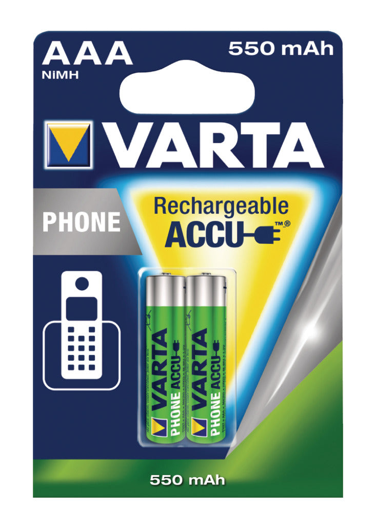 Varta -58397 Teléfono Batería HR03 550 mAh BLS 2
