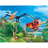 Playmobil 9430 L'hélicoptère des explorateurs avec Pteranodon
