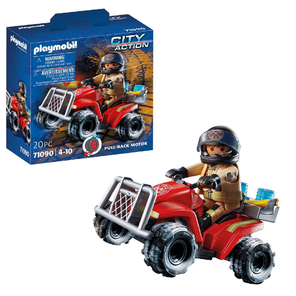 Playmobil City Action Fire Department Speed Quad 71090