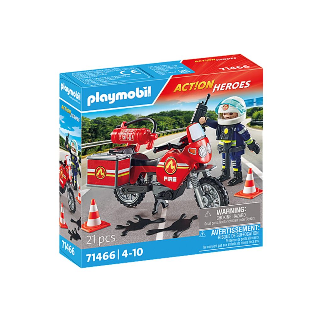PlayMobil 71466 Action Heroes Fire Brigade na místě nehody
